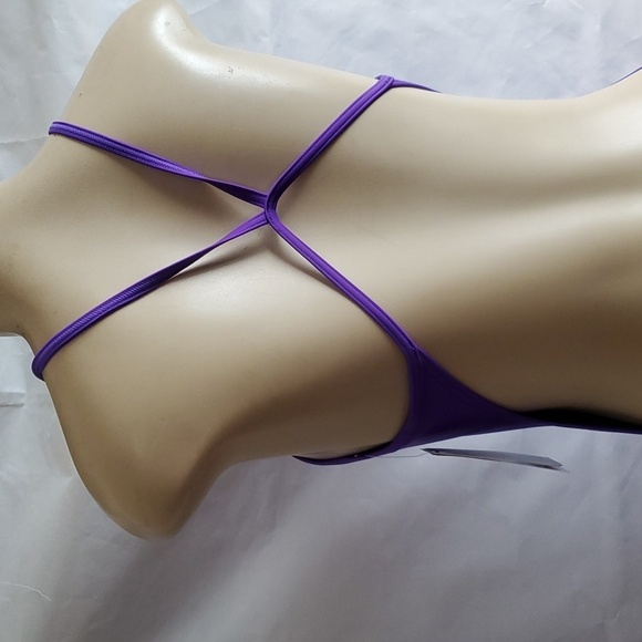 NWT Sporti Purple One-piece swimsuit size 36 - Picture 6 of 7